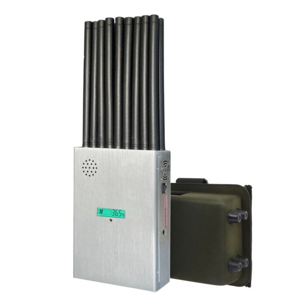 DP18 - 18 Bands Portable 2g. 3G. 4G. 5g Jammer with LCD Display and Nylon Cover