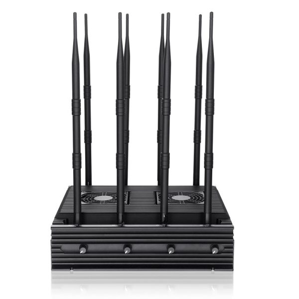 DC8-P 8 Antennas Jammer Blocks 2g, 3G, 4G, 5g Signals with Adjustable 72W Output Power