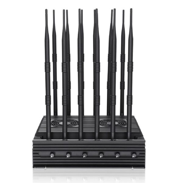 DC12-P High Power Blocker WiFi GPS 2g 3G 4G 5g Signal Jammer with 12 Channels