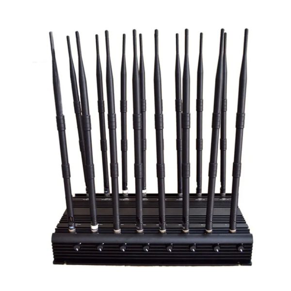 DC16 Higher Range 16 Antennas Signal Jammer Blocking WiFi GPS RF315 433 868 Signals