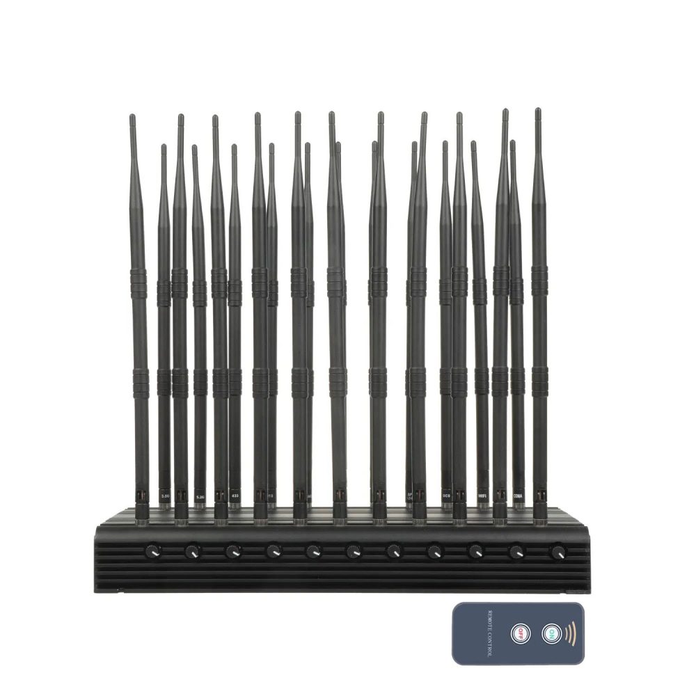 DC22 Desktop 22 Antennas 5g Jammer All Mobile Phone Blocker for Jamming Office Meeting Room Classroom Jammer