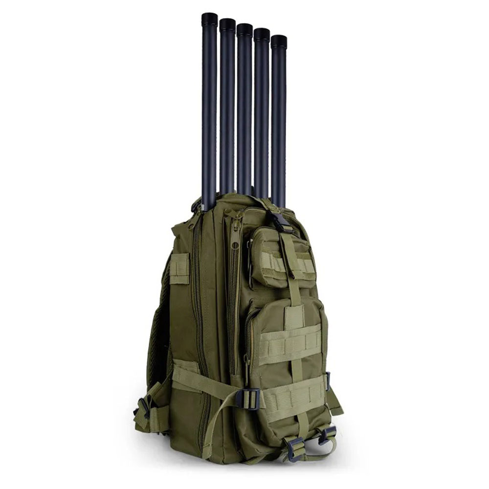 WRJ-JH-S5 5 Channel 720-1050MHz 2.4G 5.8g Uav Defence System for Backpacks Device Fpv Drone Jammer Backpacks Jamming Module