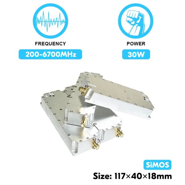 30W 200-6700MHz Anti Drone Fpv Module Anti Drone Jammer Jamming Module - 1100-1300MHz