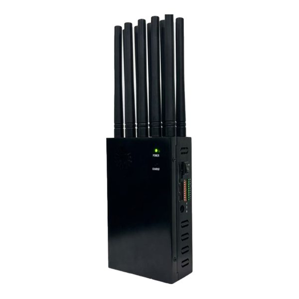 DB10 - 10 Antennas Full Bands Multifunctional Cell Phone Signal Jammer Blocking 2g. 3G. 4G. 5g. WiFi. Gpsl1 Signals