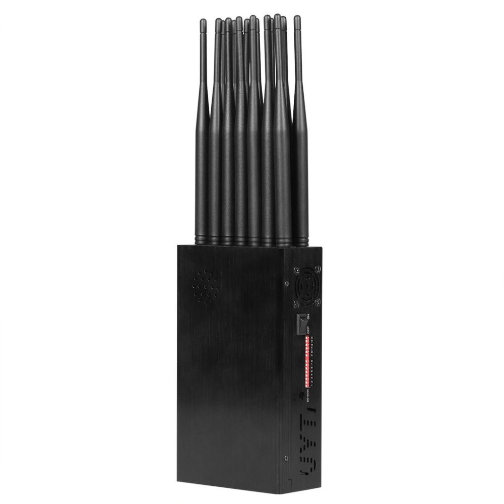 DP14 - 14 Antennas Cellphone, WiFi, 5g Signal Jammer, Signal Isolator, Signal Blocker, with Built-in Battery - Image 2