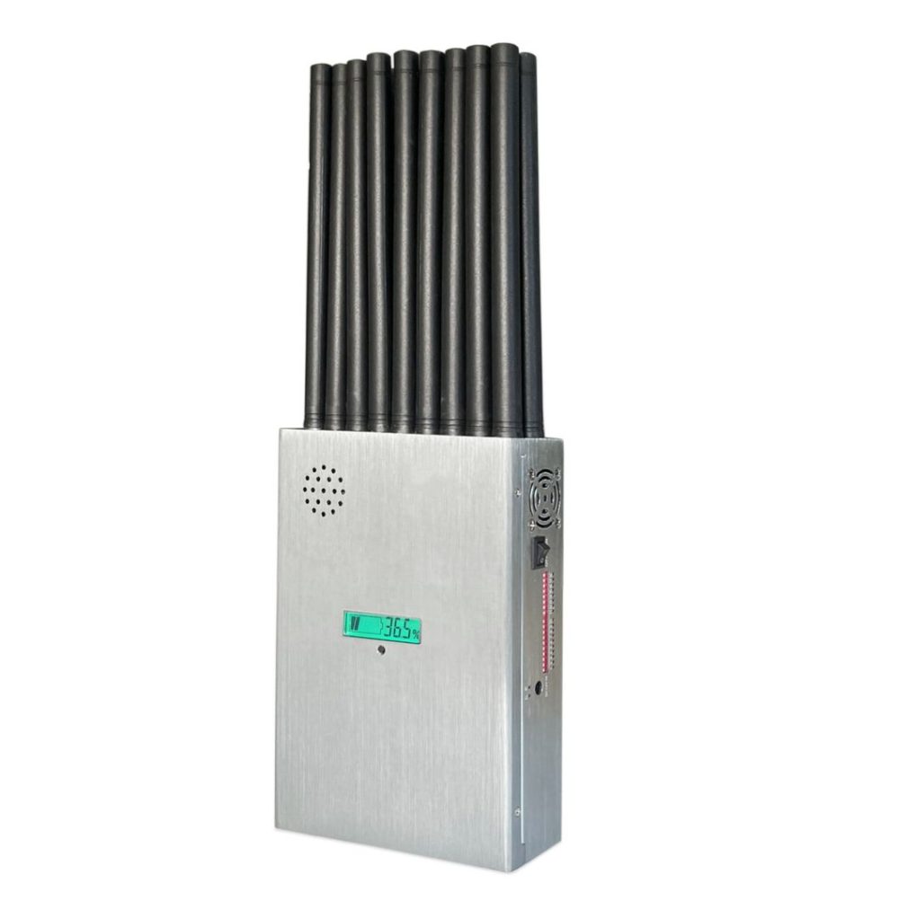 DP18 - 18 Bands Portable 2g. 3G. 4G. 5g Jammer with LCD Display and Nylon Cover - Image 2