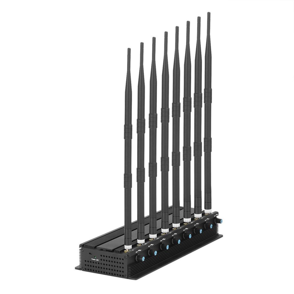 DC8 20 Watt 8 Antennas High Power GPS WiFi 4G 5g High Power Indoor Jammer - Image 2