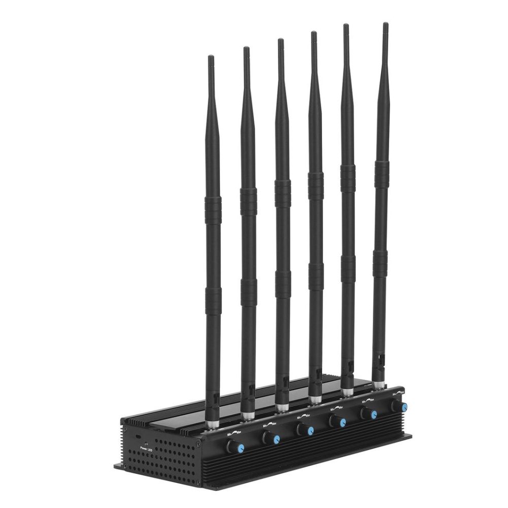 DC6 - 6 Antennas 2g 3G 4G Dektop Cellphone Jammer with Long Jamming Distance - Image 3