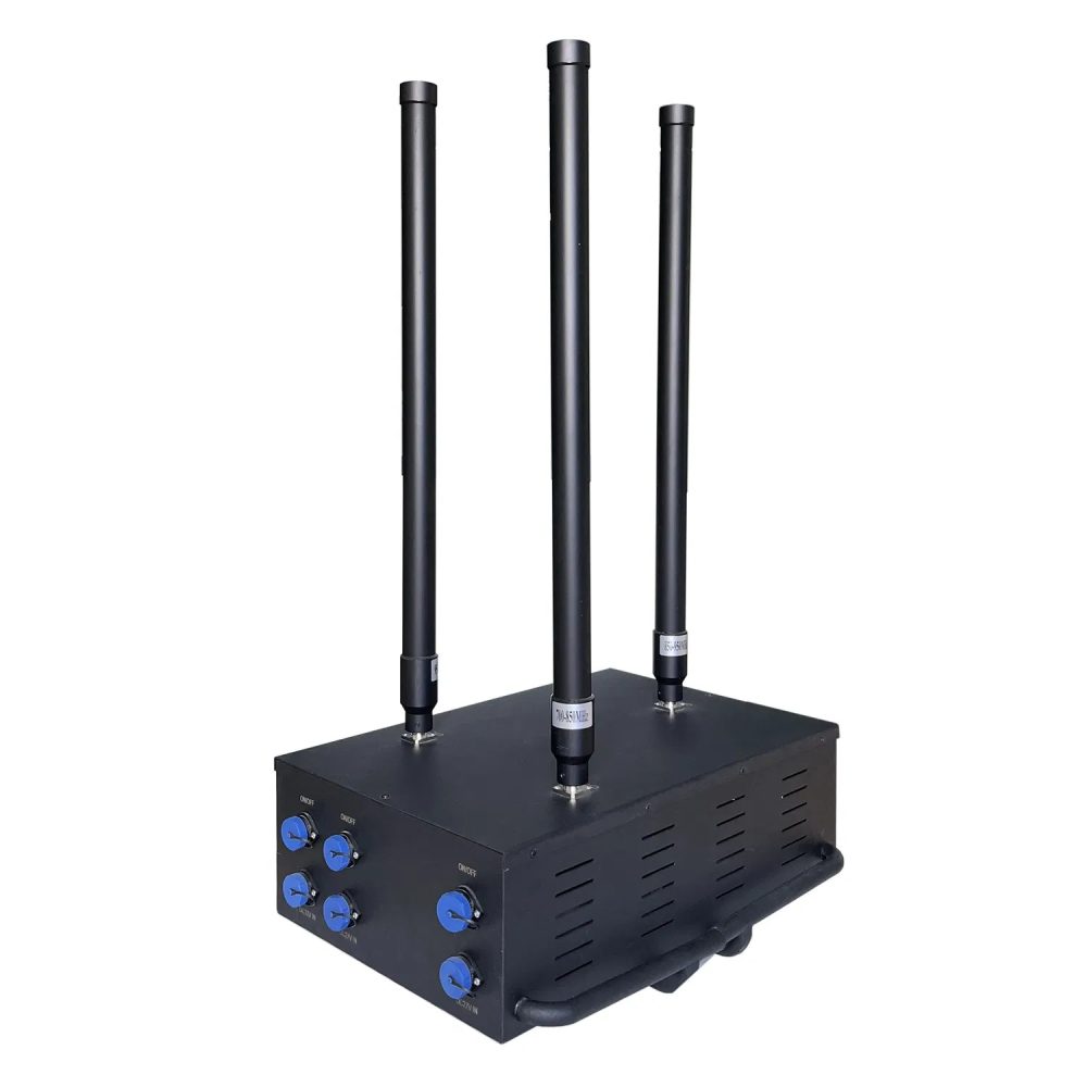 WRJ-D3-2 150W High Power Signal Jammer with 3 Antennas Blocks Drone/Uav Signals - Image 3