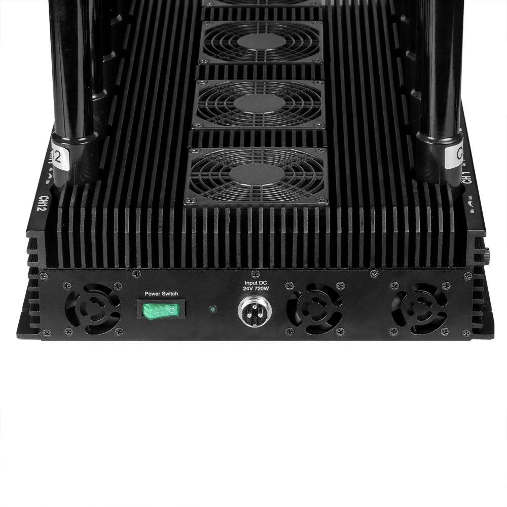 DC10-H 282W High Power Jammer with 12 Antennas Blocks Cellphone Frequency Signals - Image 4