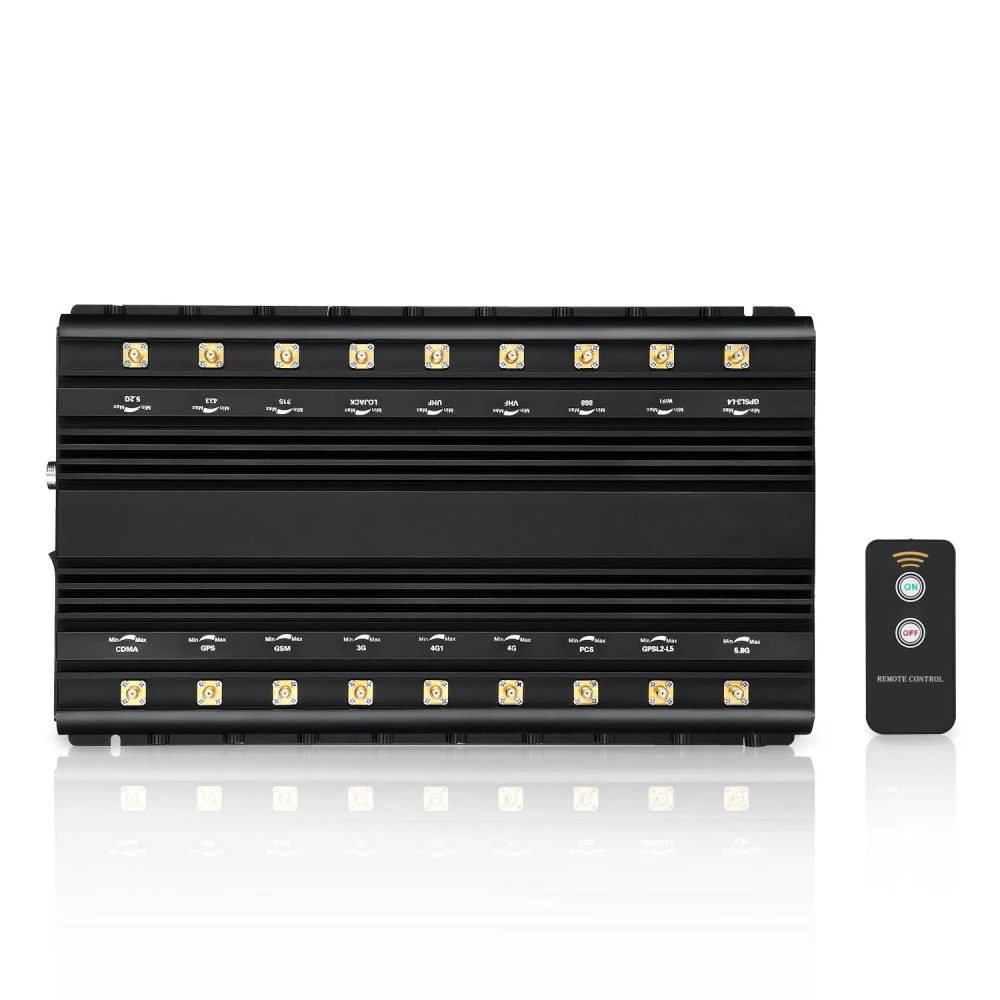 DC18 Desktop Full All in One 18 Antennas 5g Cell Phone Signal Jammer RF Signal Blocker - Image 5