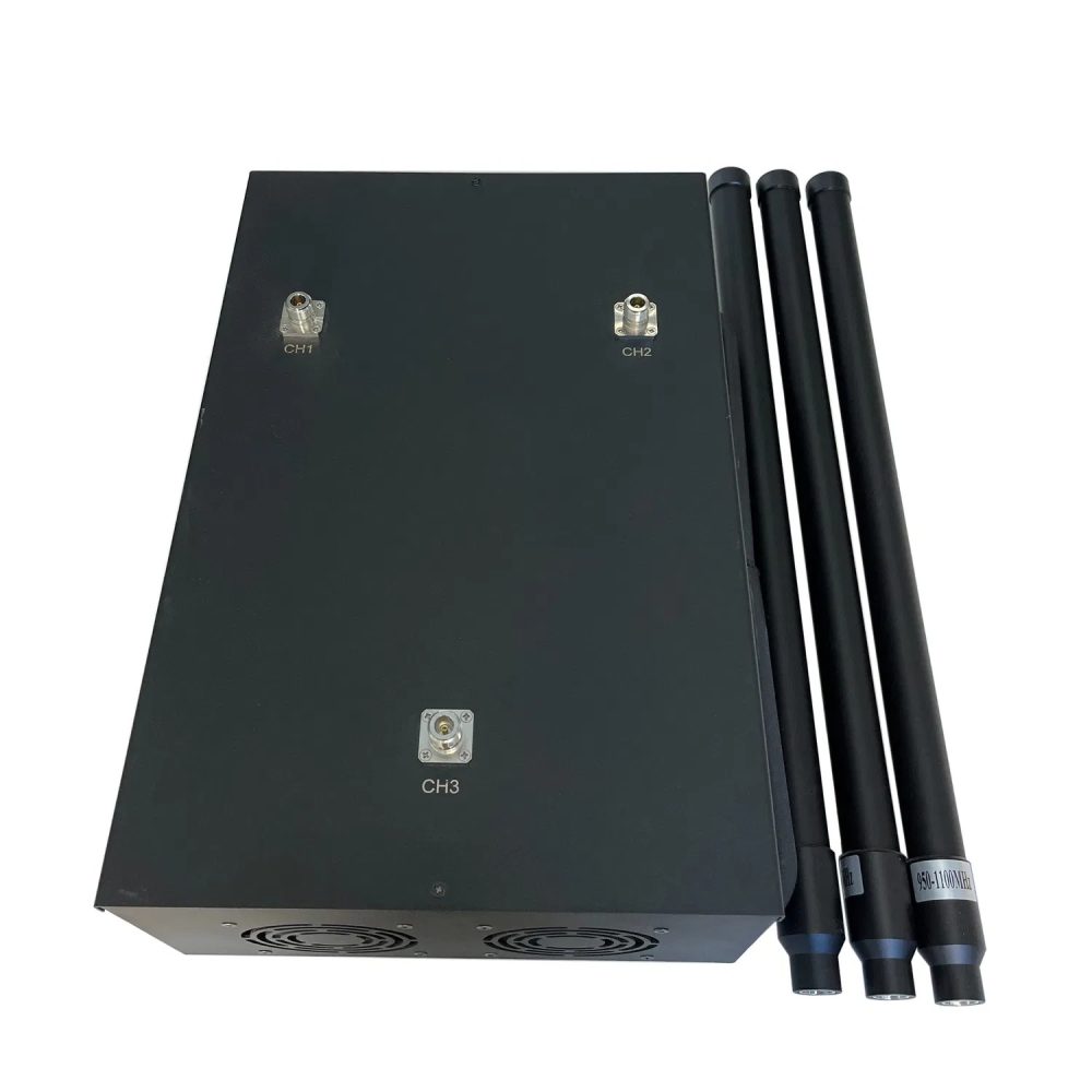 WRJ-D3-2 150W High Power Signal Jammer with 3 Antennas Blocks Drone/Uav Signals - Image 6