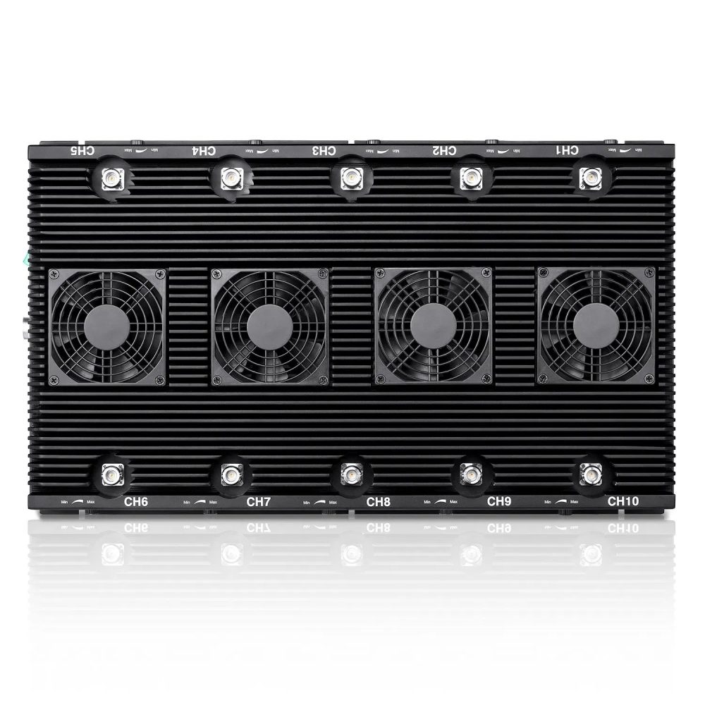 DC10-H Powerful Signal Jammer Sheilding Range up to 150m, 10 Antennas 2g 3G 4G 5g WiFi Cell Phone Jammer - Image 7