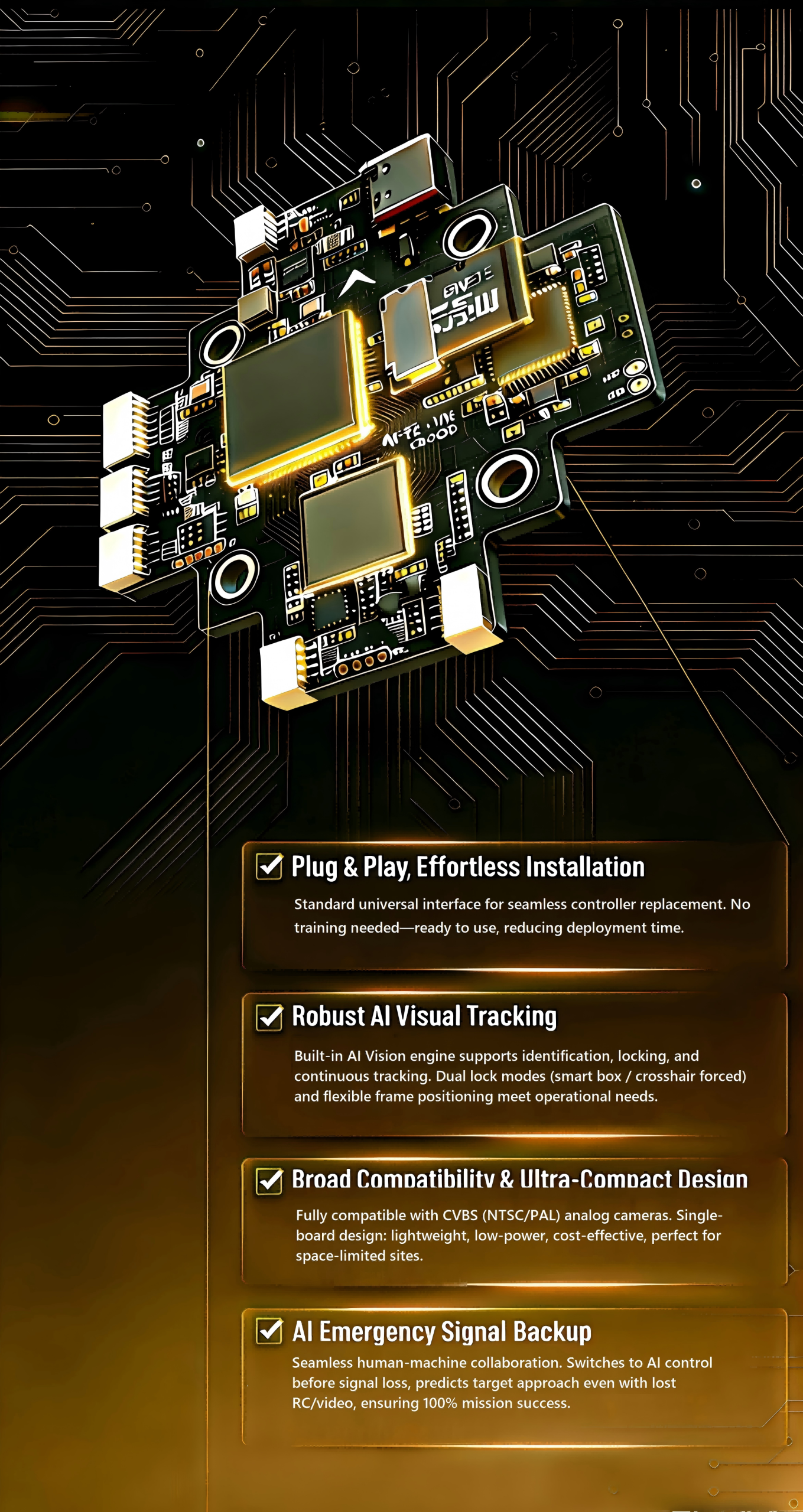Ai Terminal Guidance Flight Controller For FPV Drone Precision Strike ...