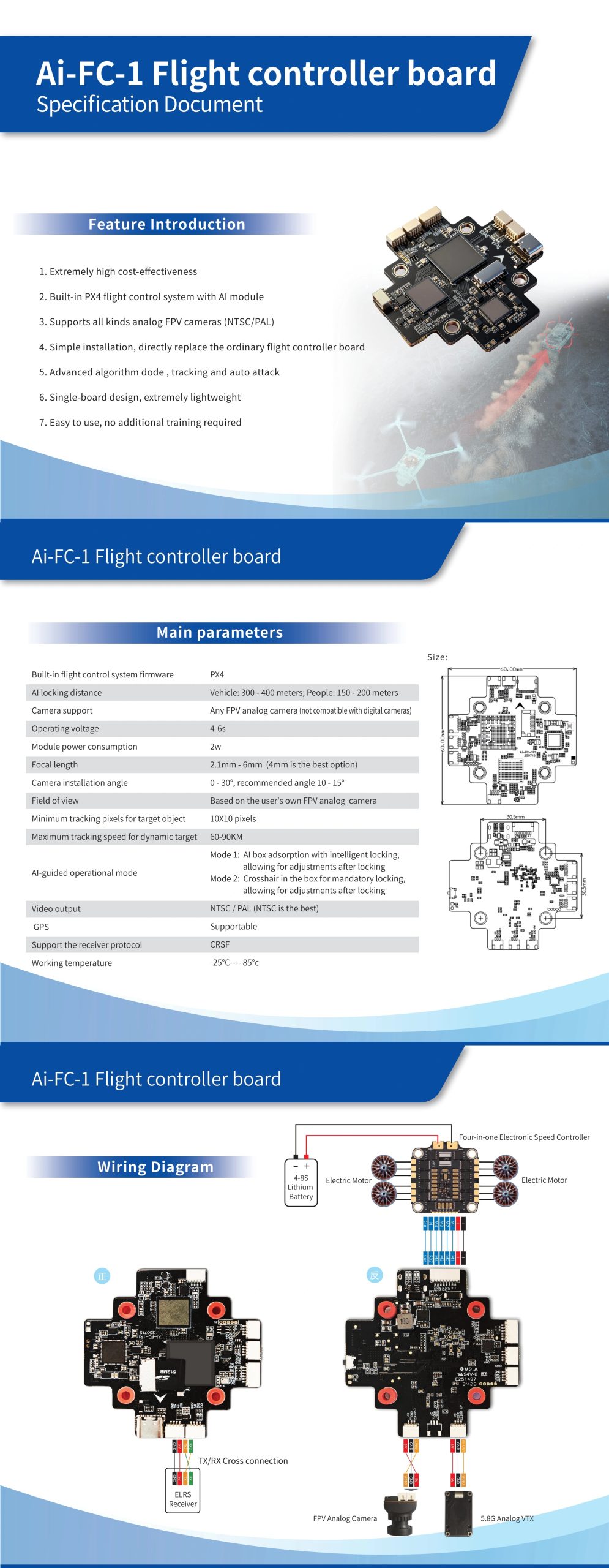 Tracking Flight Controller Ai Terminal Guidance Flight Controller For FPV Drone Precision Strike ...