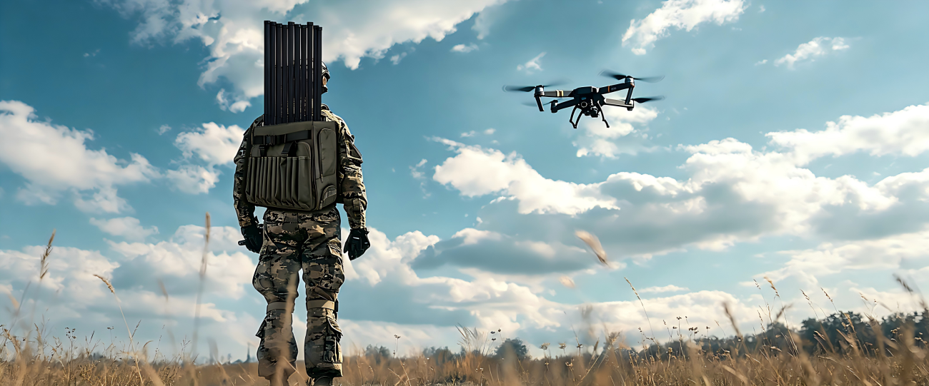 Drone Jammer Backpack